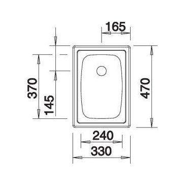 BLANCO TOP EE 3X4 mosogatótálca (202385 mos+222458 lef)