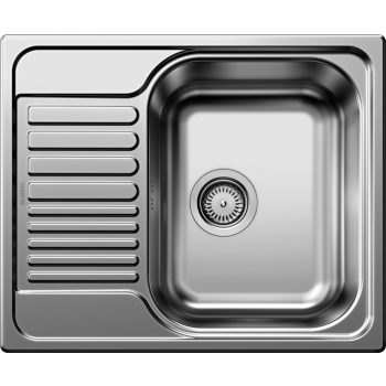   BLANCO TIPO 45 S Mini mosogatótálca, natúr rozsdamentes acél excenter nélkül (207952 mos+222404 lef)