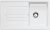 BLANCO ZIA 45 SL fehér exc.nélk.