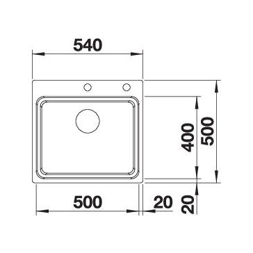 BLANCO ETAGON 500-IF/A r.m.exc. InFino
