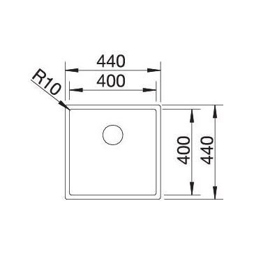 BLANCO CLARON 400-U DX