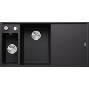 BLANCO AXIA III 6 S bal fekete gránit mosogató