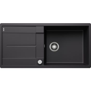 BLANCO METRA XL 6S-F fekete exc., SZINTBE ÉPÍTÉS