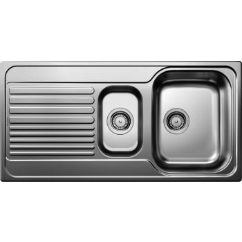   BLANCO TIPO II 6S mosogatótálca,natúr rozsdamentes acél exc.nélk.