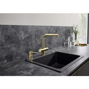 BLANCO FONTAS-S II satin dark steel HD