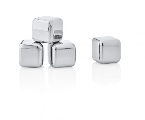BLOMUS LOUNGE 63539 4 db-os fém jégkocka szett