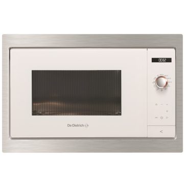   De Dietrich beépíthető mikrohullámú sütő, 26 l, 2 automatikus sütőfunkció, LCD kijelző, fehér