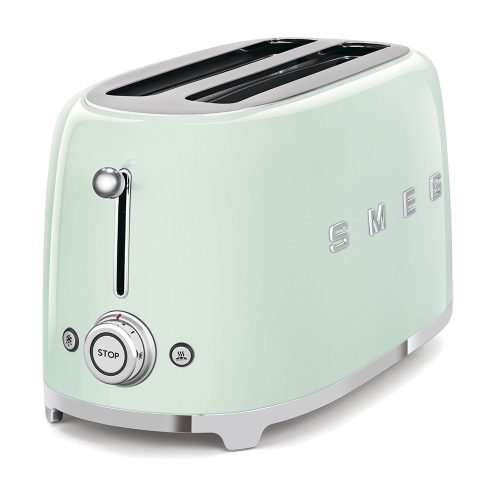 SMEG KENYÉRPIRÍTÓ, retro, 4 szeletes, világoszöld