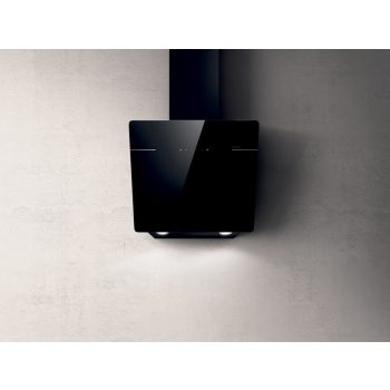   ELICA L'ESSENZA BL/A/60 fali páraelszívó, design, 60 cm, fekete üveg