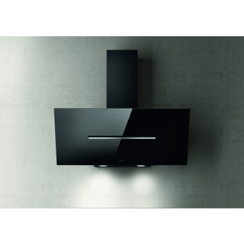   ELICA SHY-S BL/A/90 fali páraelszívó, design, 90 cm, fekete üveg