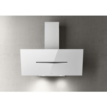   ELICA SHY-S WH/A/90 fali páraelszívó, design, 90 cm, fehér üveg