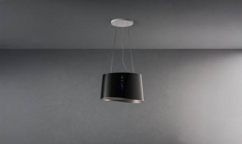 Falmec MARE E.ion 66 cm függesztett légtisztító, fekete üveg