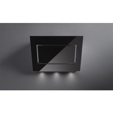 Falmec QUASAR 90 cm fali páraelszívó, fekete üveg