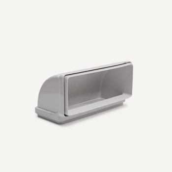 Falmec lapos könyök elem 90°, függőleges, 220x90 mm