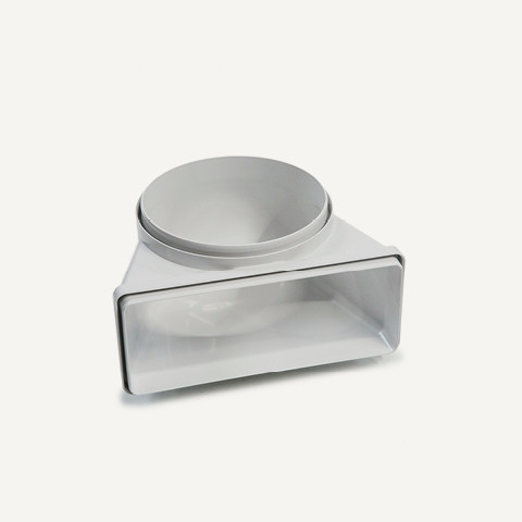 Falmec átalakító könyök idom 90°, D=150mm / 220x90 mm