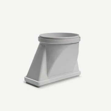   Falmec átalakító csatlakozó/toldó idom, D=150mm / 220x90 mm