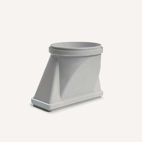 Falmec átalakító csatlakozó/toldó idom, D=150mm / 220x90 mm