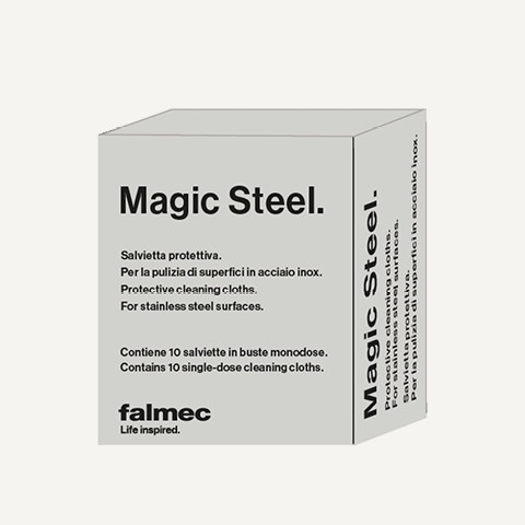 Falmec MAGIC STEEL tisztító kendő inox felületekhez (10 db/doboz)