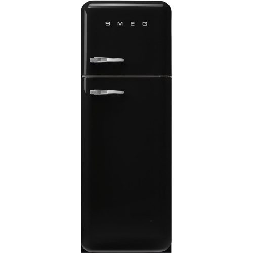 SMEG 50's Style FAB30RBL5 fekete retro design felülfagysztós kombinált hűtő