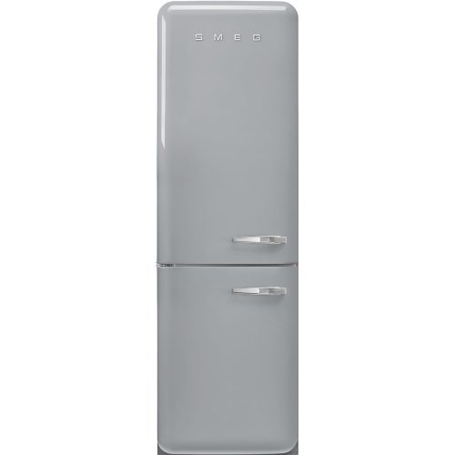 SMEG 50's Style FAB32LSV5 ezüst alulfagyasztós kombinált retro design hűtőszekrény fagyasztóval
