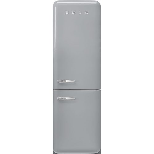 SMEG 50's Style FAB32RSV5 ezüst alulfagyasztós kombinált retro design hűtőszekrény fagyasztóval