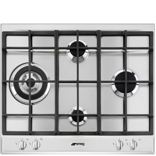 SMEG Selezione P261XGH inox beépíthető gáz főzőlap