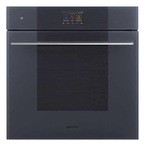 SMEG Omnichef Galileo Linea SO6104APG sötét szürke beépíthető 3 in 1 mikrohullámú gőzsütő