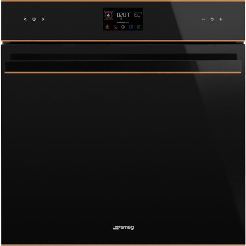 SMEG Traditional Pyro Galileo Dolce Stil Novo SOP6602TNR arany fekete beépíthető pirolitikus sütő
